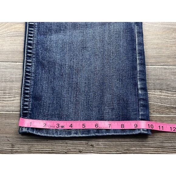 Maurices Bootcut Jeans Womens Plus Size 22P (Short) Blue Denim Stretch Med Wash - Picture 12 of 13